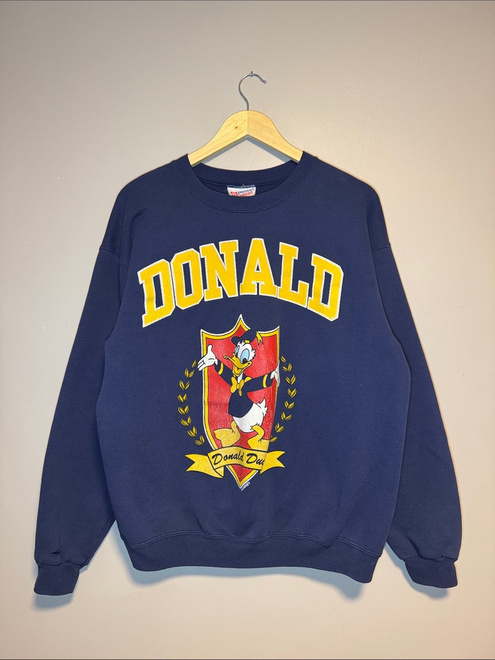 Vintage Donald Duck Disney Crewneck / Medium / 1990s / Distressed